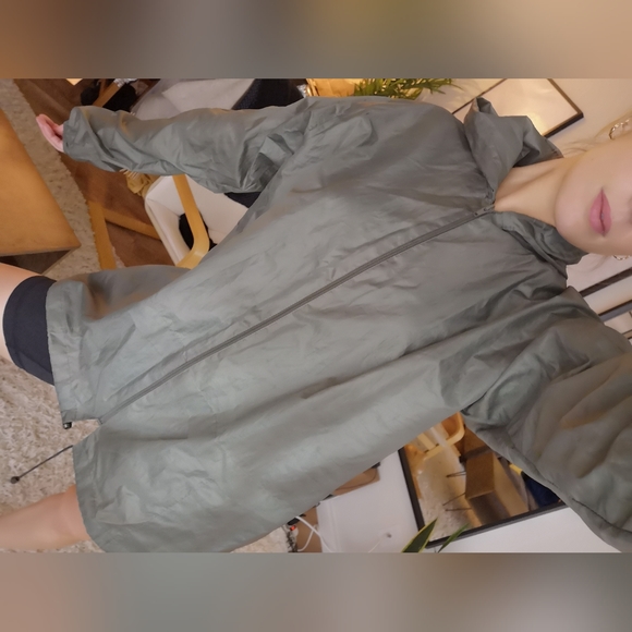 Wind/rain breaker dark green - Picture 3 of 6